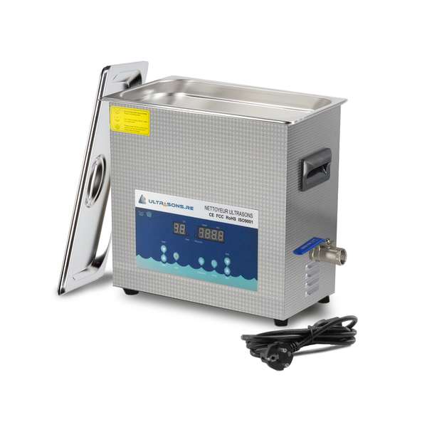 Nettoyeur ultrasonique en inox - 15 litres